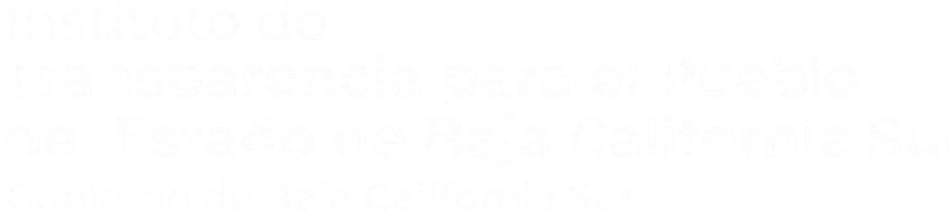Logo del Instituto de Transparencia para el Pueblo de Baja California Sur