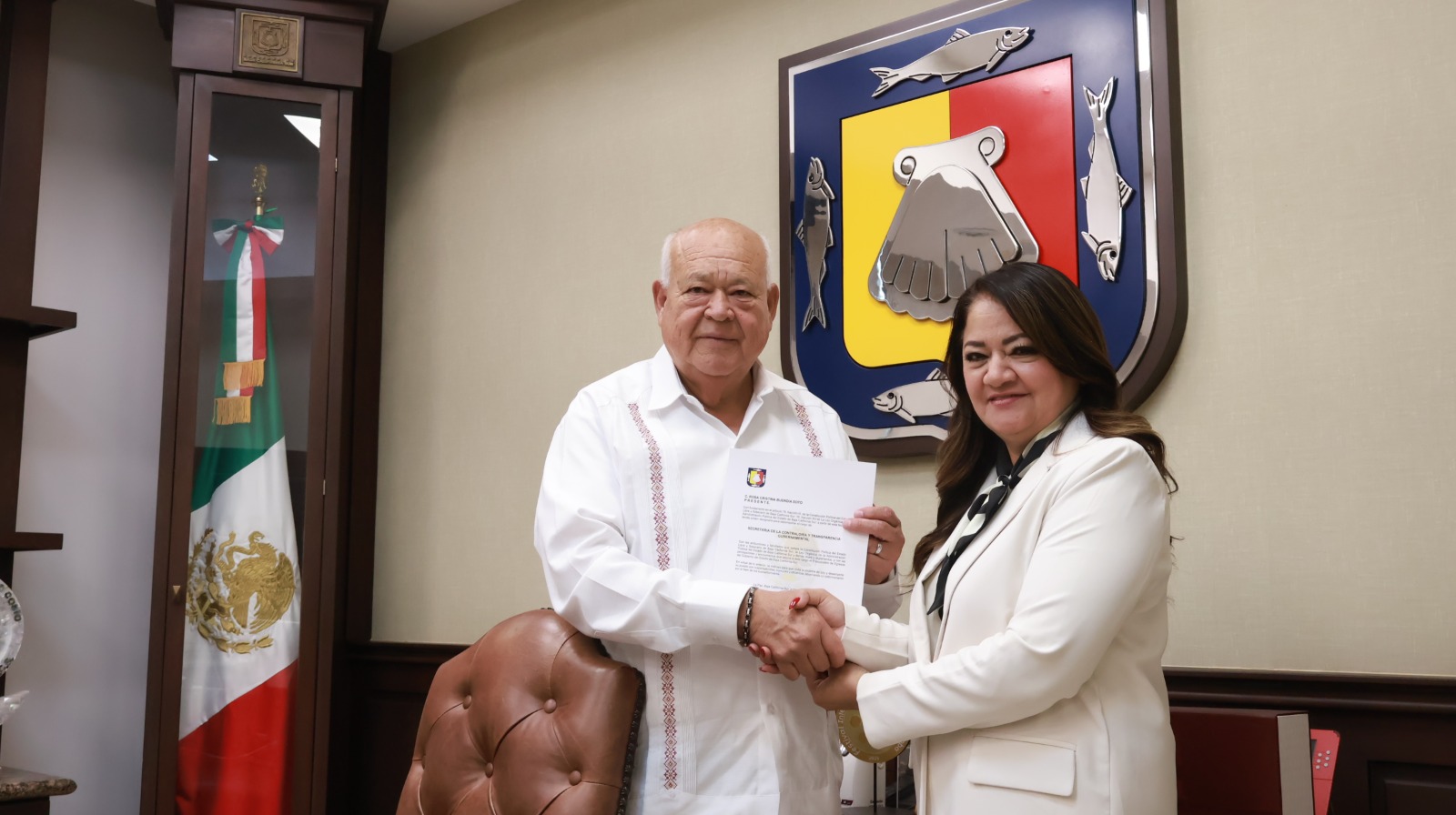 Portada de Nombramiento a Rosa Cristina Buendía Soto fortalece la transparencia gubernamental